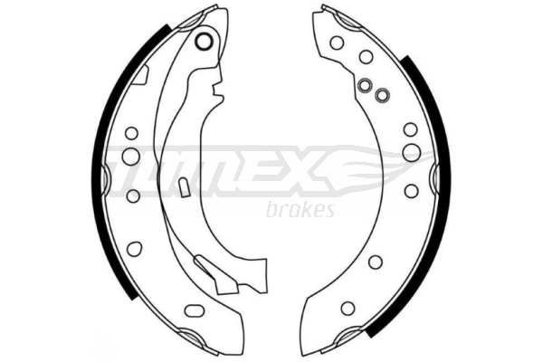 Sada brzdových čeľustí TOMEX Brakes